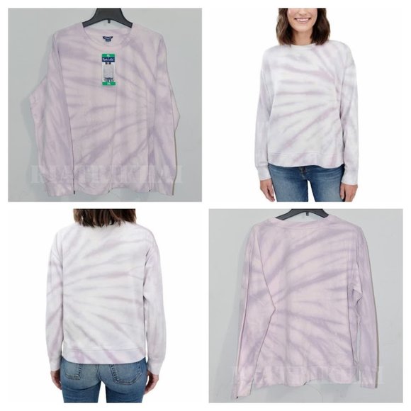 sz X-large  NWT Splendid Tie‎ Dye Purple Pullover Sweatshirt - Picture 1 of 3